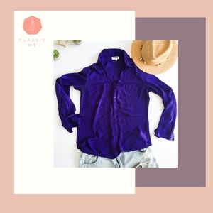Express Portofino Purple Blouse